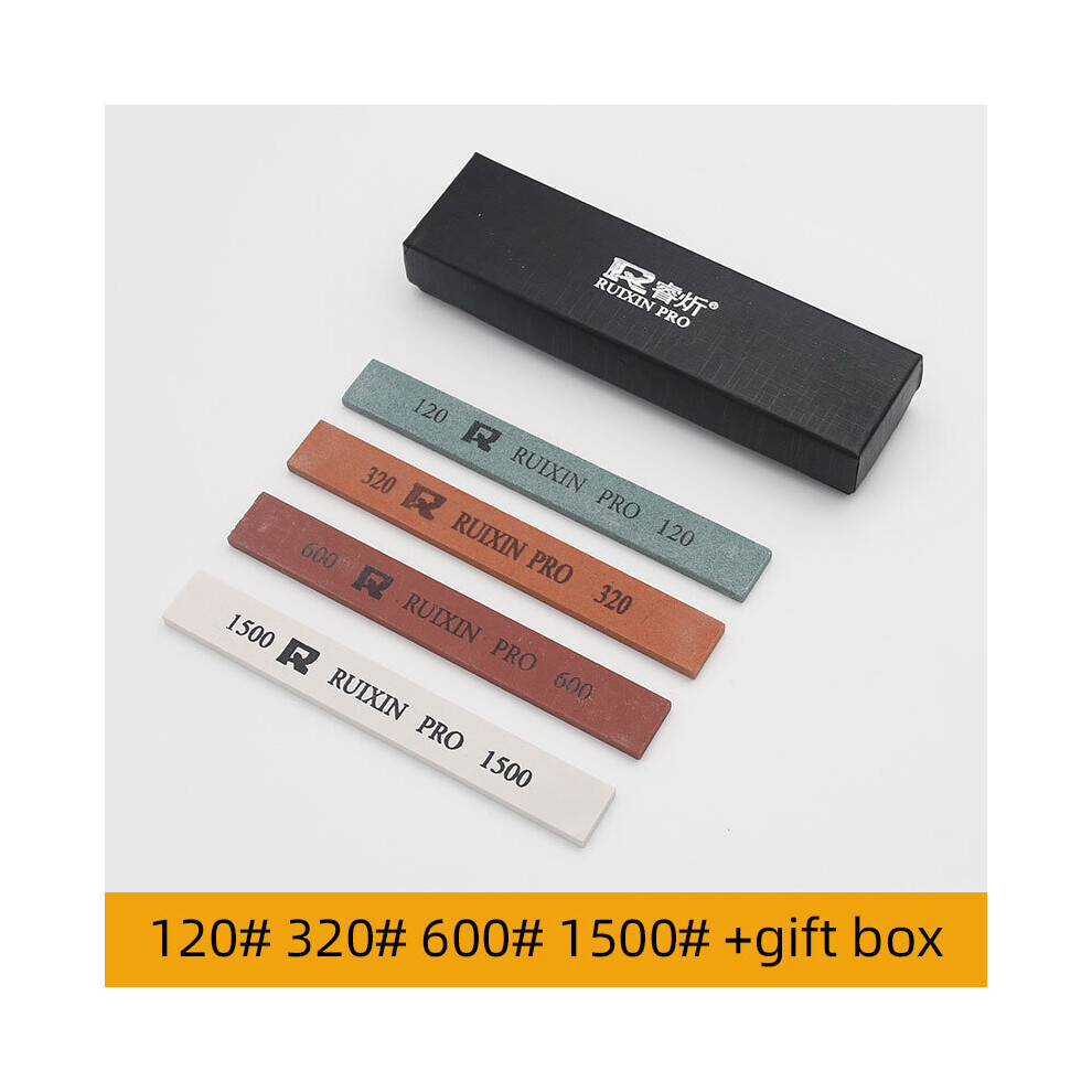(A-4 Pcs Gift Box) Knife Sharpening Stone Ruixin Whetstone Sharpener Slijpsteen Schleifstein Pierre A Aiguiser Pour Couteaux Afilador Cuchillos 4853843708567