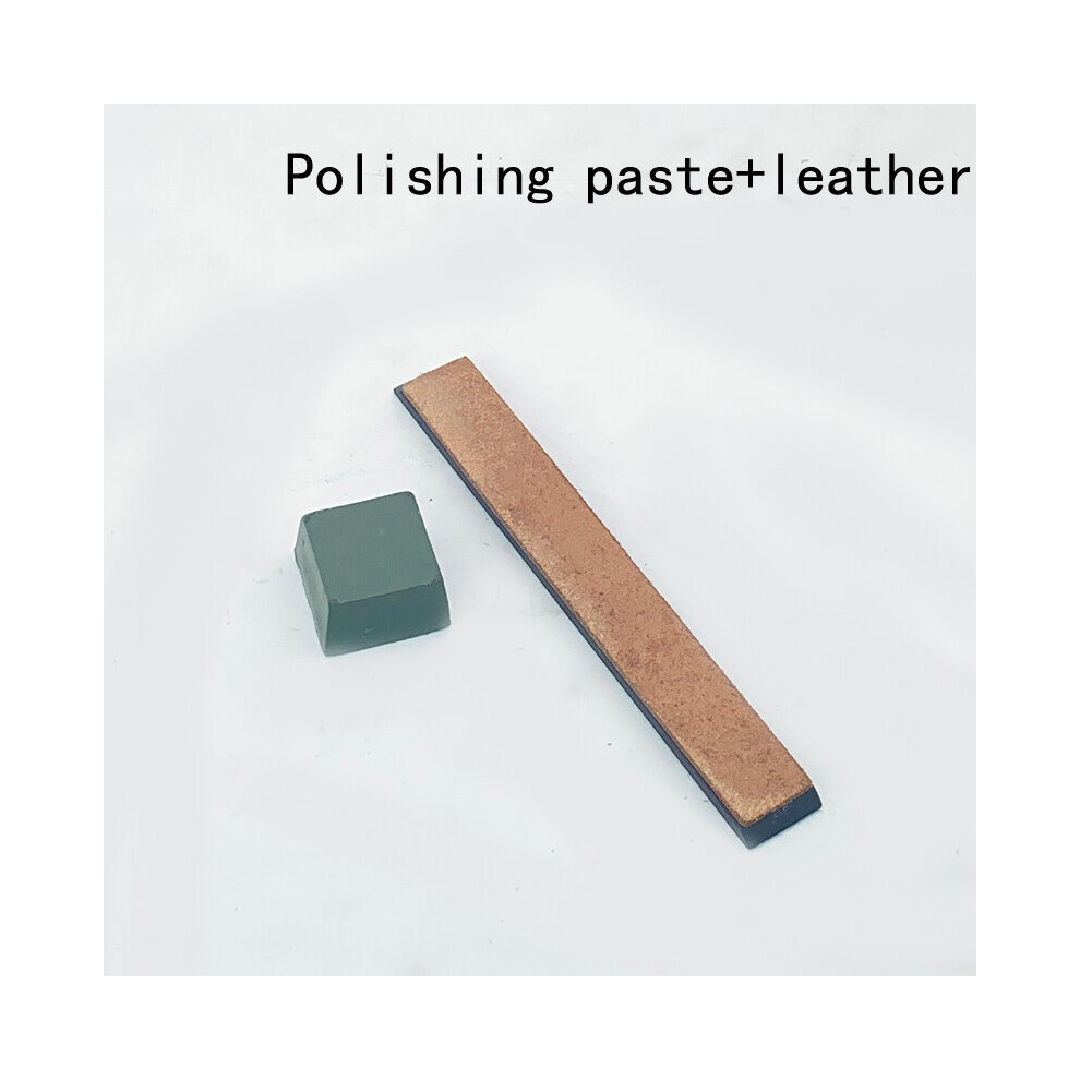 (A-Set-A) Sharpened Leather Compound Grinding Tool Sharpening Paste Wax Polishing Grinding Knife Sharpener Leather Machine Honing 4853843632060