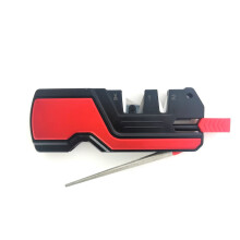 (a-Red S) Multi-functional Outdoor Knife Sharpener Survival Tool Field Supplies Accessories