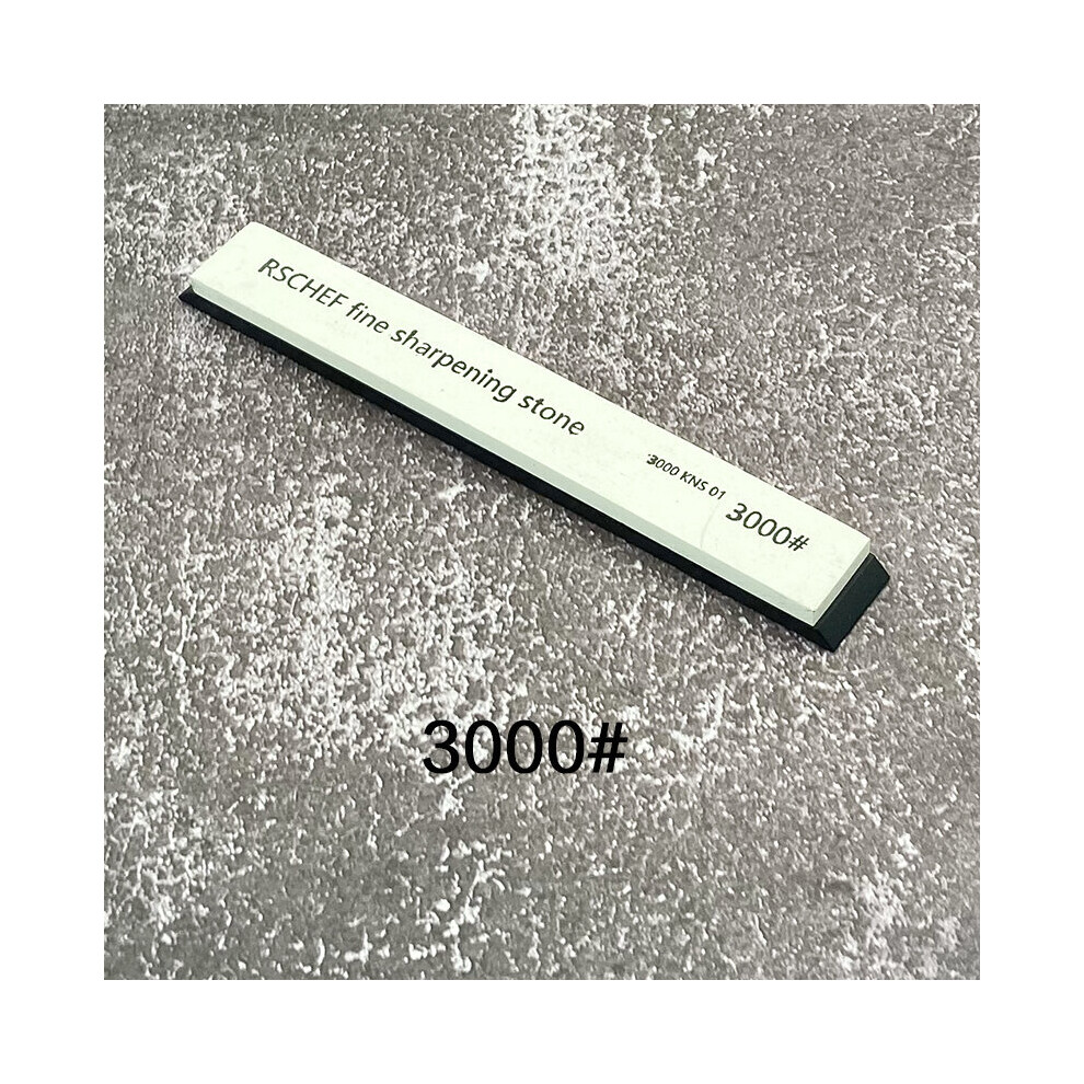 (A-3000 Diamond) White Alundum 6Pcs 120 240 400 600 1000 1500# Knife Sharpener Grindstone Whetstone Single Sharpening Stone Honing System 4853843765270