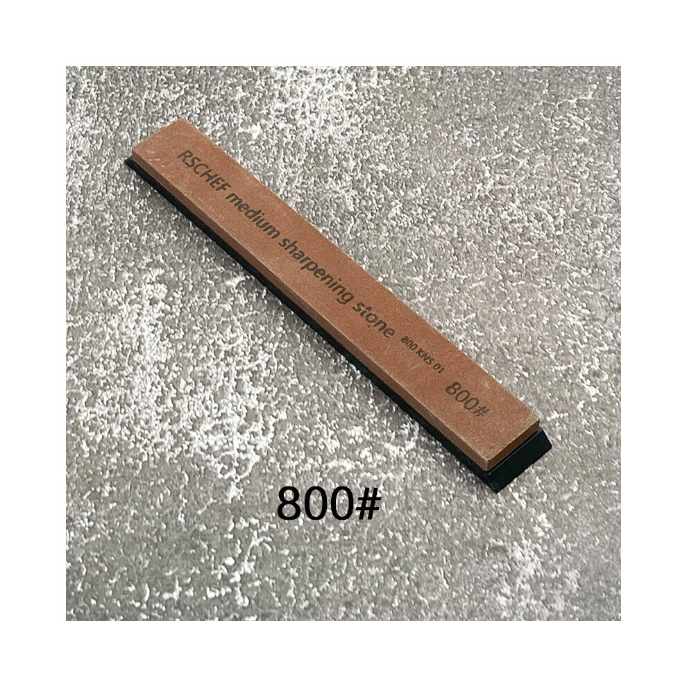 (A-800 Diamond) White Alundum 6Pcs 120 240 400 600 1000 1500# Knife Sharpener Grindstone Whetstone Single Sharpening Stone Honing System 4853843765324