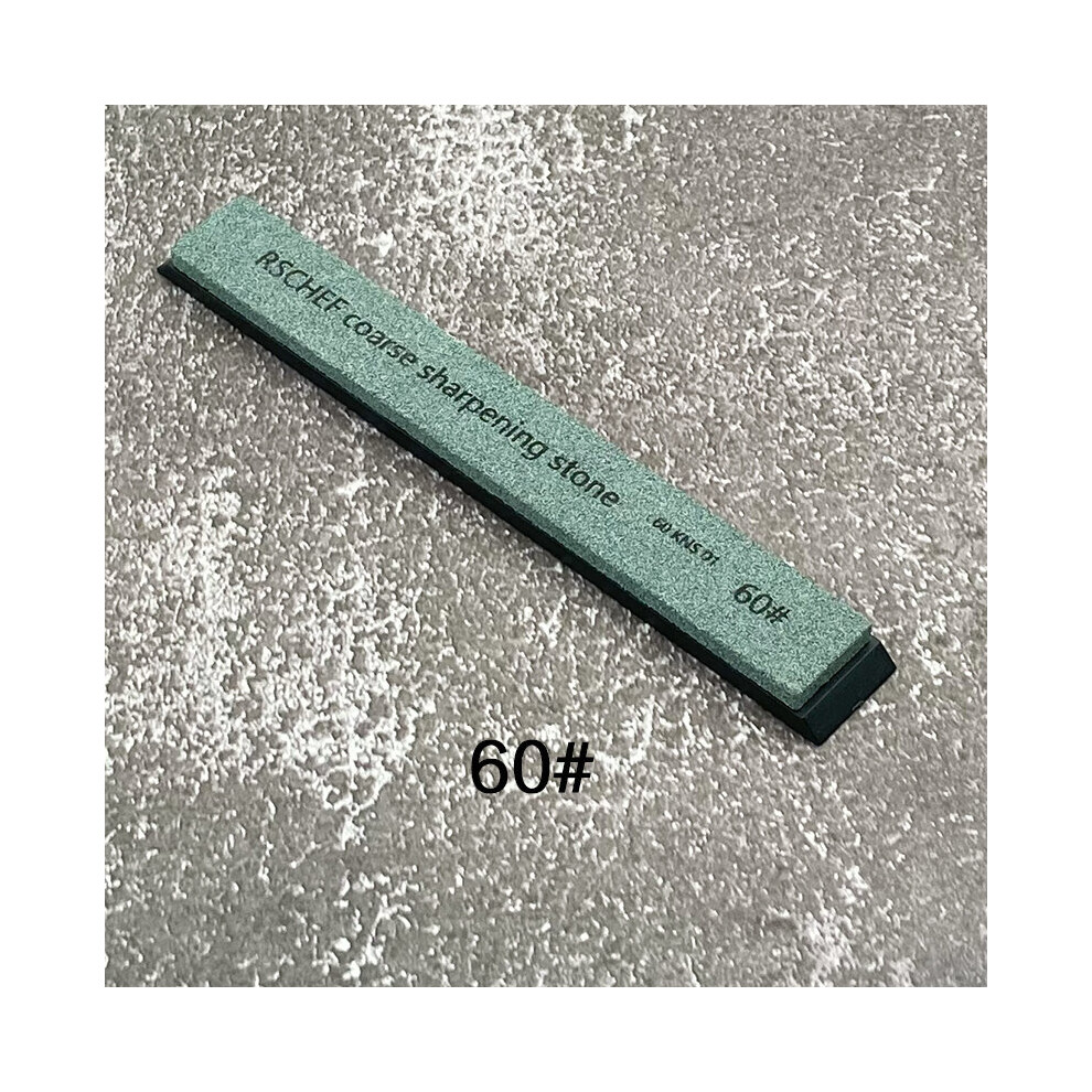 (A-60 Diamond) White Alundum 6Pcs 120 240 400 600 1000 1500# Knife Sharpener Grindstone Whetstone Single Sharpening Stone Honing System 4853843765300