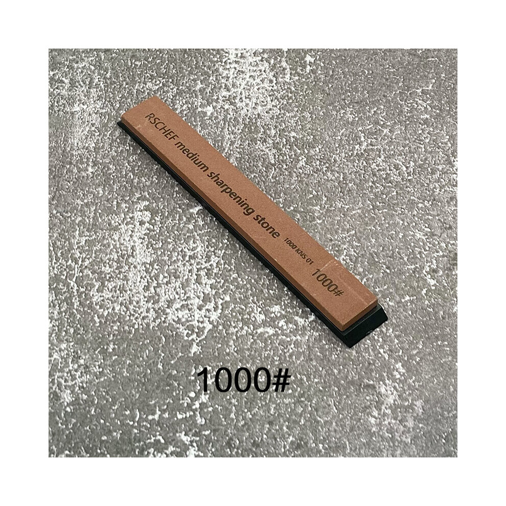 (A-1000 Diamond) White Alundum 6Pcs 120 240 400 600 1000 1500# Knife Sharpener Grindstone Whetstone Single Sharpening Stone Honing System 4853843765201
