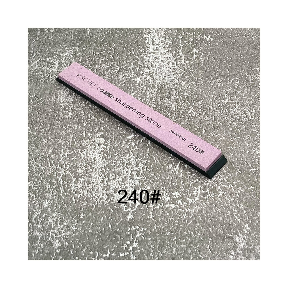 (A-240 Diamond) White Alundum 6Pcs 120 240 400 600 1000 1500# Knife Sharpener Grindstone Whetstone Single Sharpening Stone Honing System 4853843765263