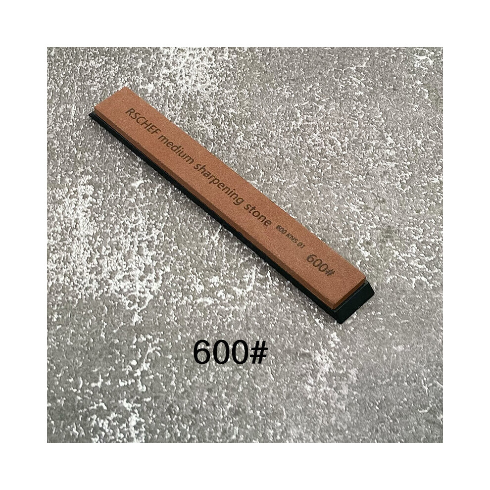 (A-600 Diamond) White Alundum 6Pcs 120 240 400 600 1000 1500# Knife Sharpener Grindstone Whetstone Single Sharpening Stone Honing System 4853843765317
