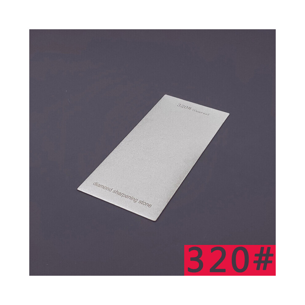 (A-320 Whetstone) 80-3000# Diamond Knife Sharpener Grindstone Quick Honing Kitchen Tool Apex Diamond Sharpening Stone Whetstone 4853843765003