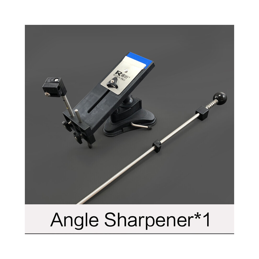(A-Angle Sharpener As Photo) Professional Fixed Knife Sharpener Whetstone White Corundum Skin Paste Sharpening System Knife Sharpener Polishing Paste 4853843692910