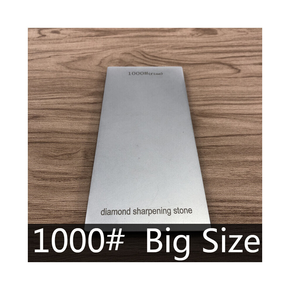 (A-1000Grit) Knife Sharpener Professional Upgrade Light Weight Professional Big Size Grinder Fine Grinding Whetstone Diamond Sharpening Stone 4853843764648