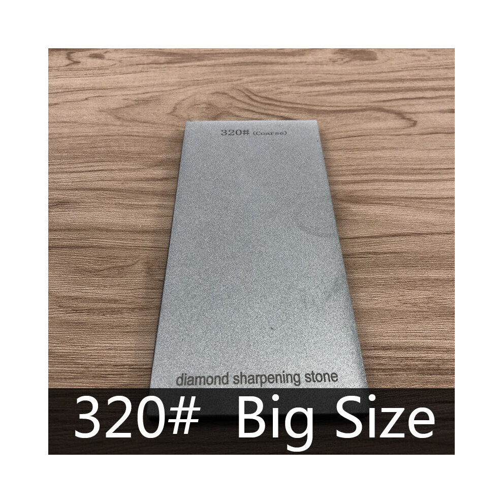 (A-320Grit) Knife Sharpener Professional Upgrade Light Weight Professional Big Size Grinder Fine Grinding Whetstone Diamond Sharpening Stone 4853843764761