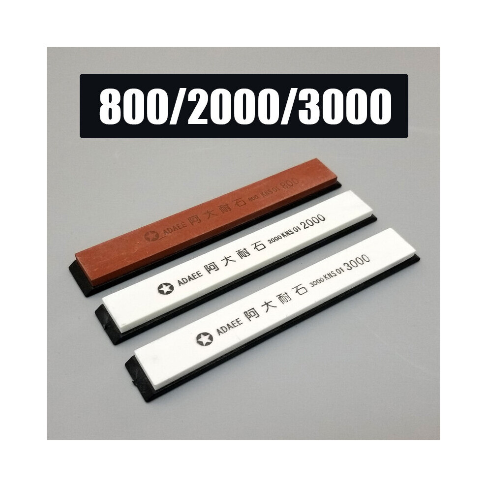 (A-800 2000 3000 Grit) Knife Sharpener Professional Sharpening Stone Set Small Oil Stone 180-3000Grit Whet Knife Sharpening Stones Stones Whetstone 4853843764150