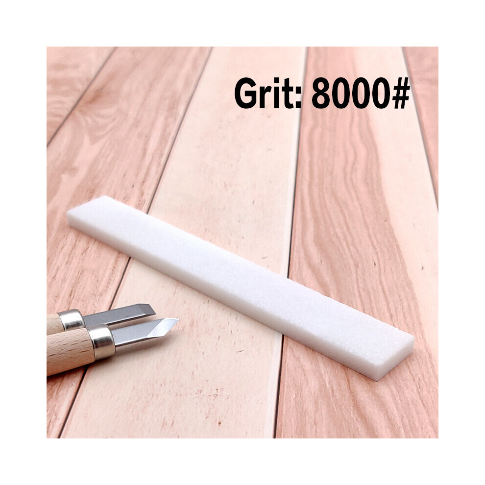 (A-8000 Grit) Knife Sharpener 8000/10000 Double-Sided Professional Polishing Fine Grinding Fine Green Natural Agate And Ruby Sharpening Stone 4853843633616