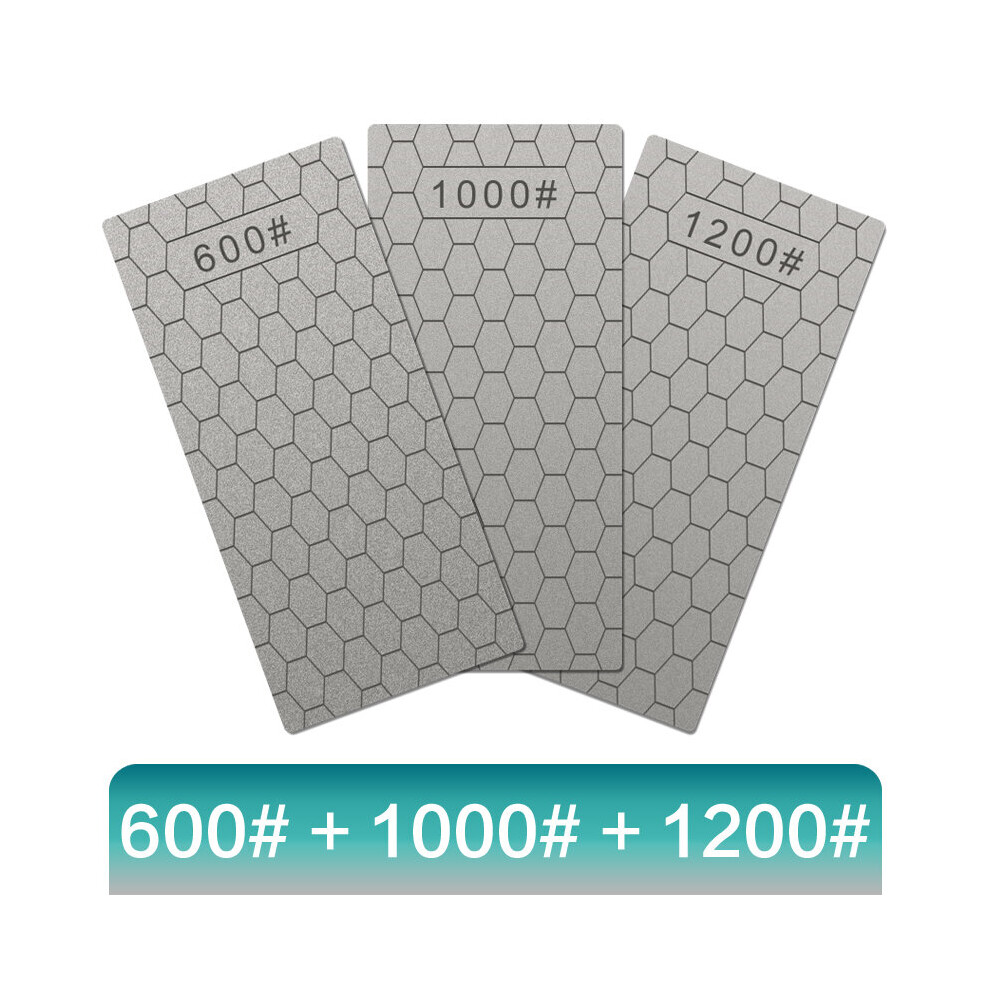 (A-3Pcs Set2 S) Diamond Knife Sharpening Stone Grit400/600/1000/1200# Knife Sharpener Apex Egde Grindstone Whetstone Woodworking Honing Stool 4853843720347