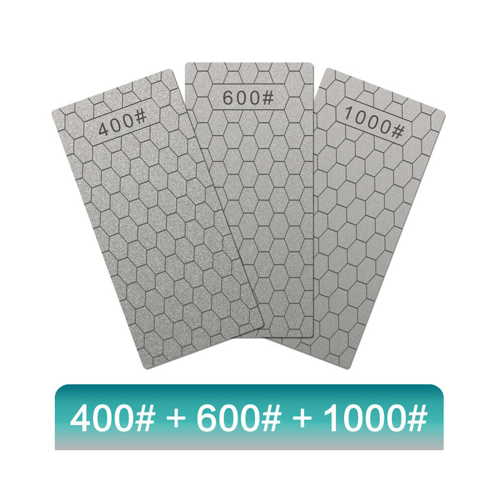 (A-3Pcs Set S) Diamond Knife Sharpening Stone Grit400/600/1000/1200# Knife Sharpener Apex Egde Grindstone Whetstone Woodworking Honing Stool 4853843720316