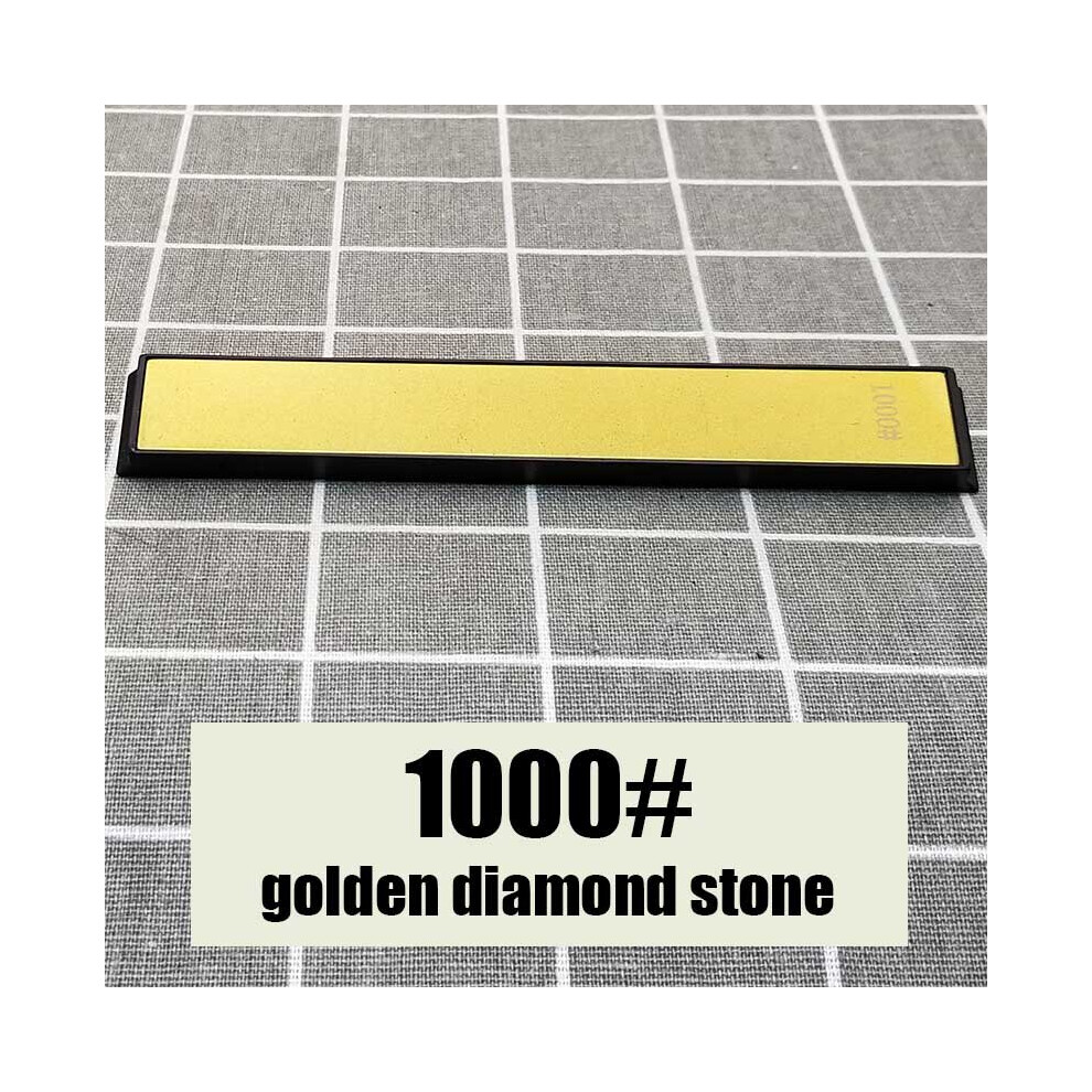 (A-Diamond 1000 Grit Whetstone) Diamond Sharpening Whetstone Set 120 3000 8000 10000 Grit Golden Stone Fine Grinding Polishing Knife Sharpener Profess 4853843668540