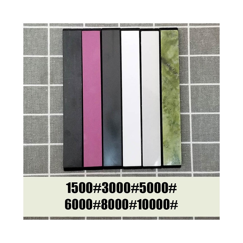 (A-6 Fine Stone Set Whetstone) Diamond Sharpening Whetstone Set 120 3000 8000 10000 Grit Golden Stone Fine Grinding Polishing Knife Sharpener Professi 4853843668526