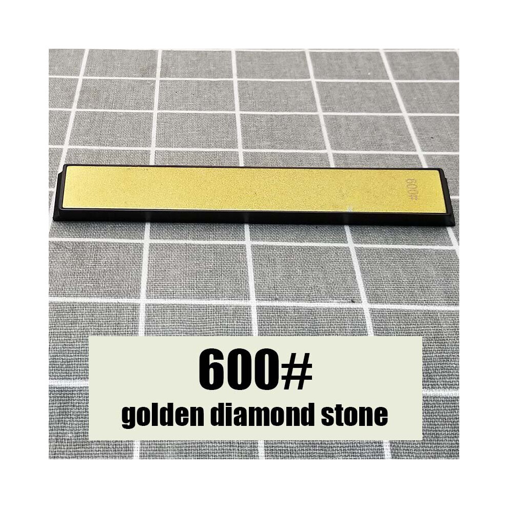 (A-Diamond 600 Grit Whetstone) Diamond Sharpening Whetstone Set 120 3000 8000 10000 Grit Golden Stone Fine Grinding Polishing Knife Sharpener Professi 4853843668601