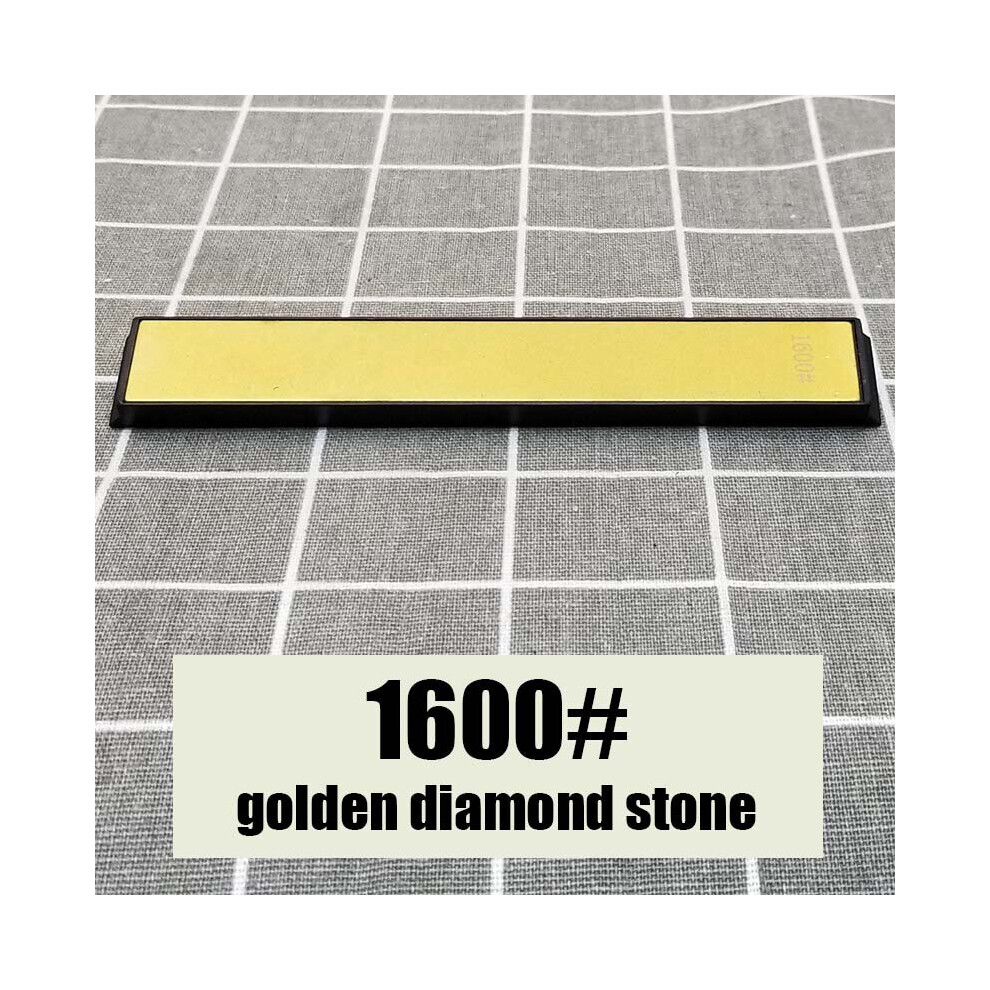 (A-Diamond 1600 Grit Whetstone) Diamond Sharpening Whetstone Set 120 3000 8000 10000 Grit Golden Stone Fine Grinding Polishing Knife Sharpener Profess 4853843668571