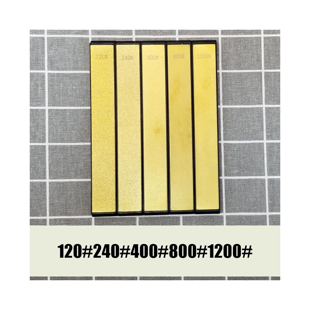 (A-120 240 400 800 1200 Whetstone) Diamond Sharpening Whetstone Set 120 3000 8000 10000 Grit Golden Stone Fine Grinding Polishing Knife Sharpener Prof 4853843668465