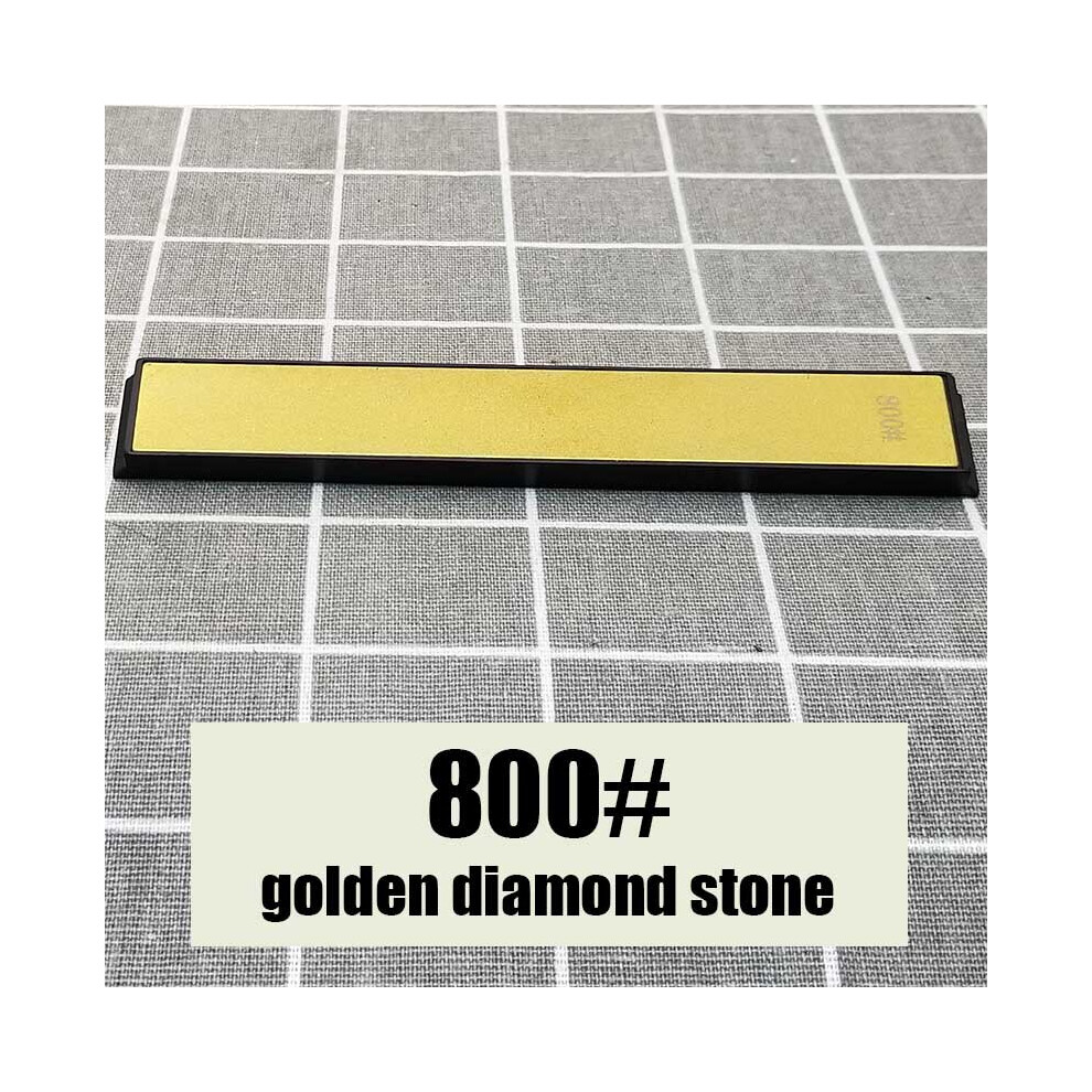 (A-Diamond 800 Grit Whetstone) Diamond Sharpening Whetstone Set 120 3000 8000 10000 Grit Golden Stone Fine Grinding Polishing Knife Sharpener Professi 4853843668618