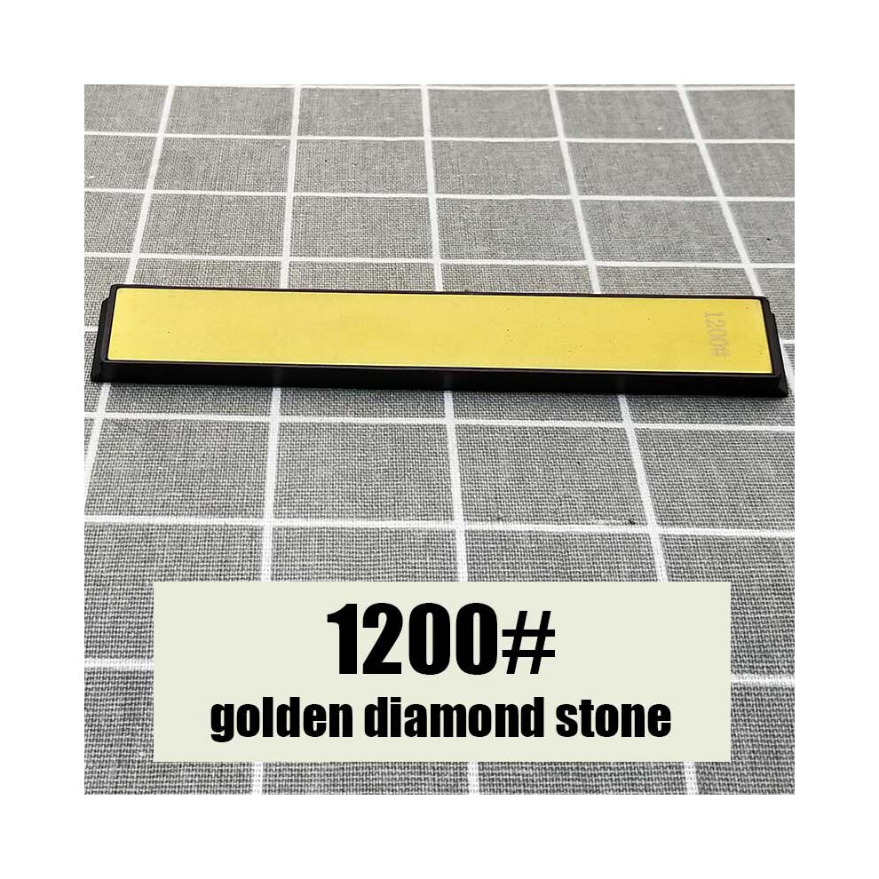 (A-Diamond 1200 Grit Whetstone) Diamond Sharpening Whetstone Set 120 3000 8000 10000 Grit Golden Stone Fine Grinding Polishing Knife Sharpener Profess 4853843668564