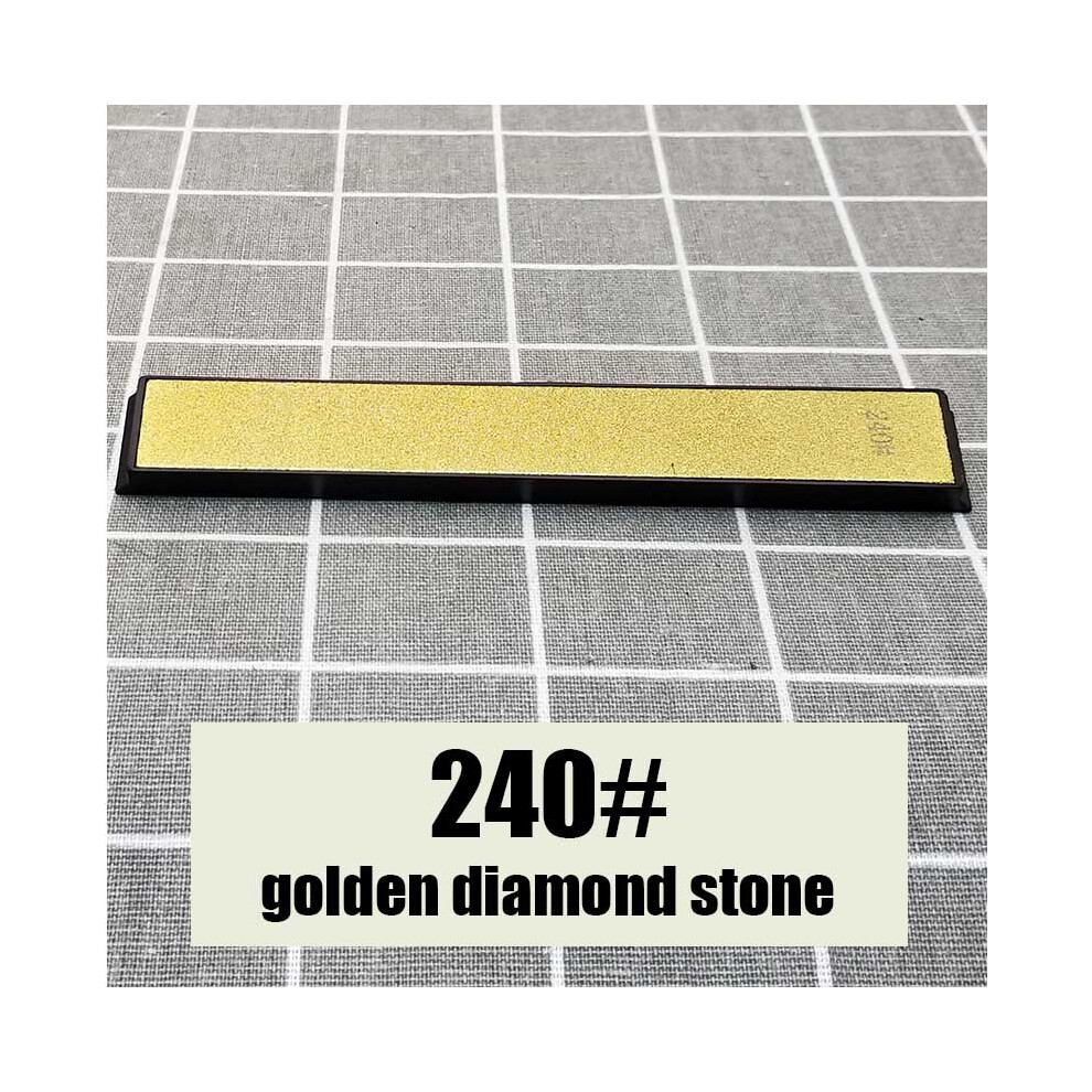 (A-Diamond 240 Grit Whetstone) Diamond Sharpening Whetstone Set 120 3000 8000 10000 Grit Golden Stone Fine Grinding Polishing Knife Sharpener Professi 4853843668588