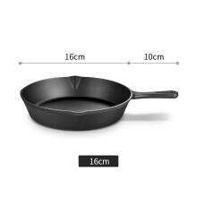 (a-16cm) Iron Frying Pan 14/16/20cm Skillet Non-Stick Pancake Pan Cast Iron Cookware for Gas Induction Cooker Breakfast Pan Omelette Pot