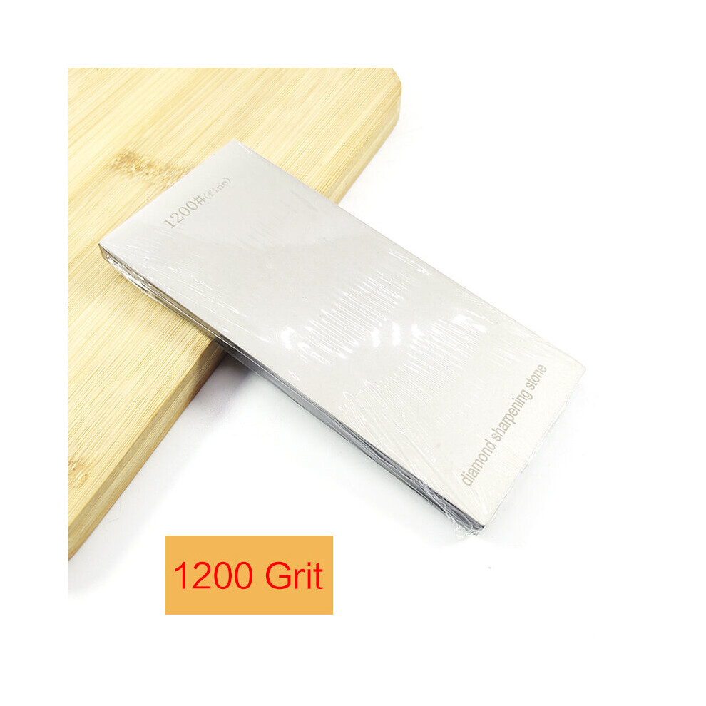 (A-1Pieces Grit 1200) Sharpening Stones 80 240 600 1000 2000 3000 Grit Diamond Knife Sharpener Diamond Whetstone Kitchen Tools 4853843633685