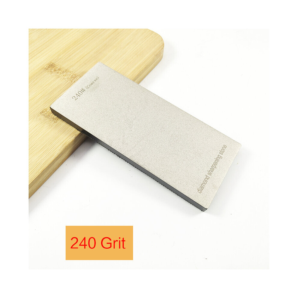 (A-1Pieces Grit 240) Sharpening Stones 80 240 600 1000 2000 3000 Grit Diamond Knife Sharpener Diamond Whetstone Kitchen Tools 4853843633739