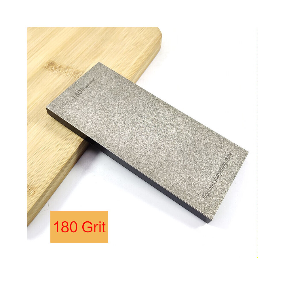 (A-1Pieces Grit 180) Sharpening Stones 80 240 600 1000 2000 3000 Grit Diamond Knife Sharpener Diamond Whetstone Kitchen Tools 4853843633715