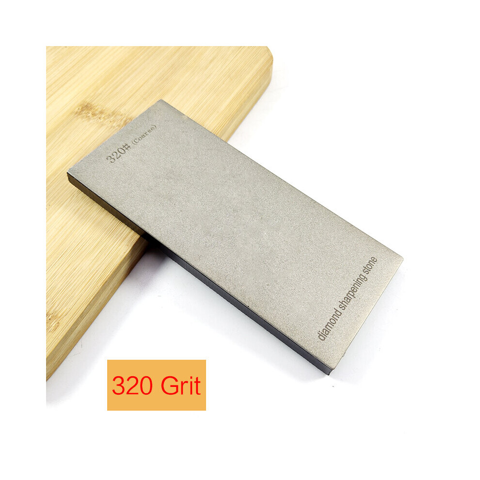 (A-1Pieces Grit 320) Sharpening Stones 80 240 600 1000 2000 3000 Grit Diamond Knife Sharpener Diamond Whetstone Kitchen Tools 4853843633760