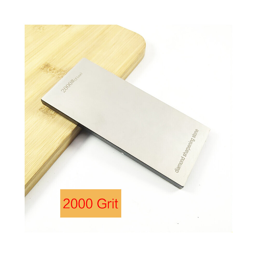 (A-1Pieces Grit 2000) Sharpening Stones 80 240 600 1000 2000 3000 Grit Diamond Knife Sharpener Diamond Whetstone Kitchen Tools 4853843633722