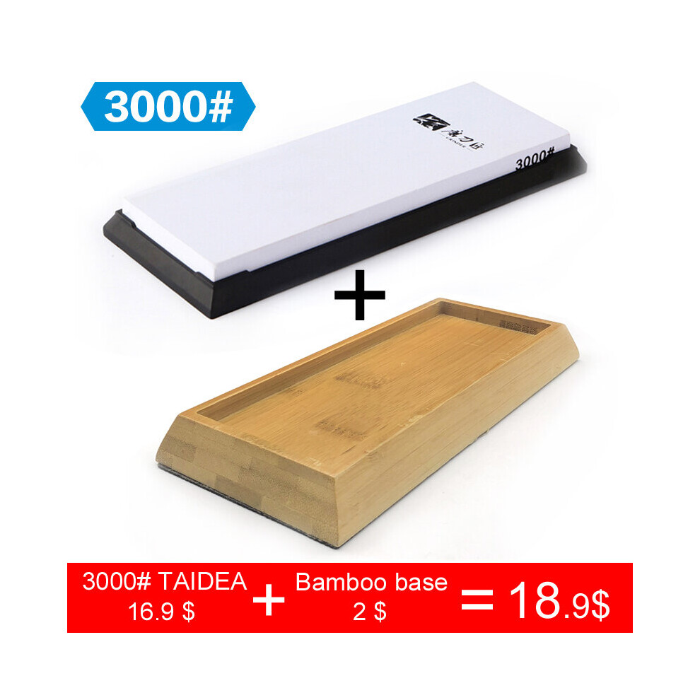 (A-3000Grit Set) Taidea Sharpening Stone Professional Whetstone Gift Base Fast Sharpening Knife Bamboo Base Kitchen Gringer Tool 240-3000# 4853843763726