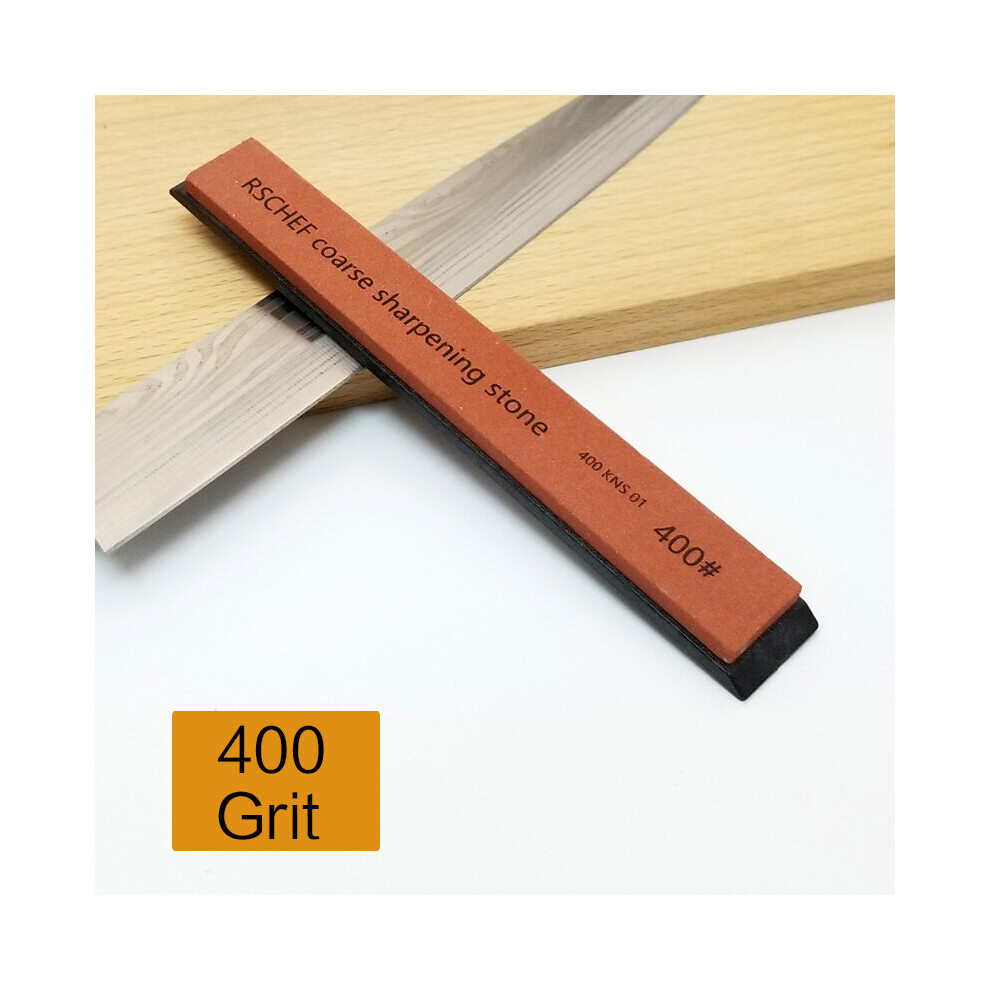 (A-400Grit As Photo) Sharpener Angle Sharpening Stone Whetstone Professional Knife Sharpener Tool Bar Knife Sharpening Stone 4853843668267