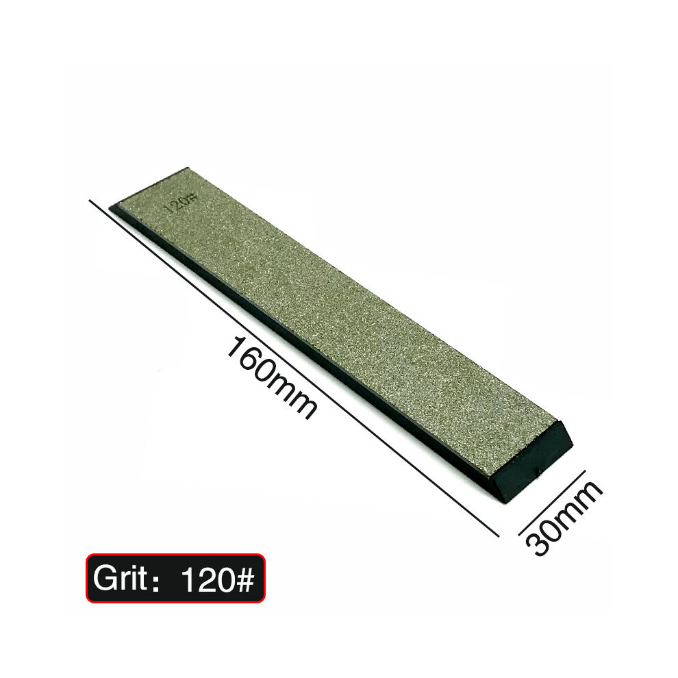 (A-120) Diamondnal Sharpening Stone Grindstone Easy Carry Kitchen Gadgets Knives Accessories 30Mm X 160Mm Fixed Angle Sharpener 4853843707737