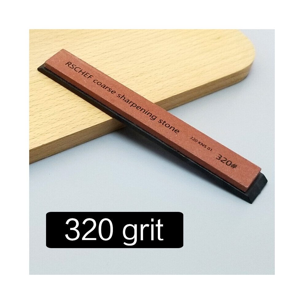 (A-320Grit) Sharpening Stone Coarse And Fine Polishing Leather Knife Sharpener Professional Stones Grinding Tools Fixed System Whetstone 4853843637355