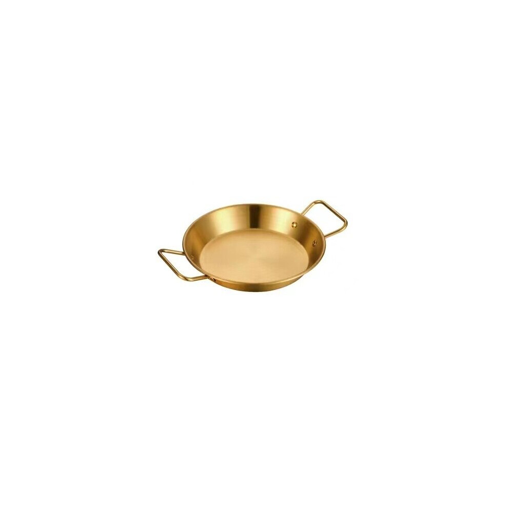 (a-golden 24cm) Stainless Steel Grill Pan Sets Kitchen Utensils Induction Cooktop New Kitchenware Skillet Nonstick Frying Stove Cooker Pancake
