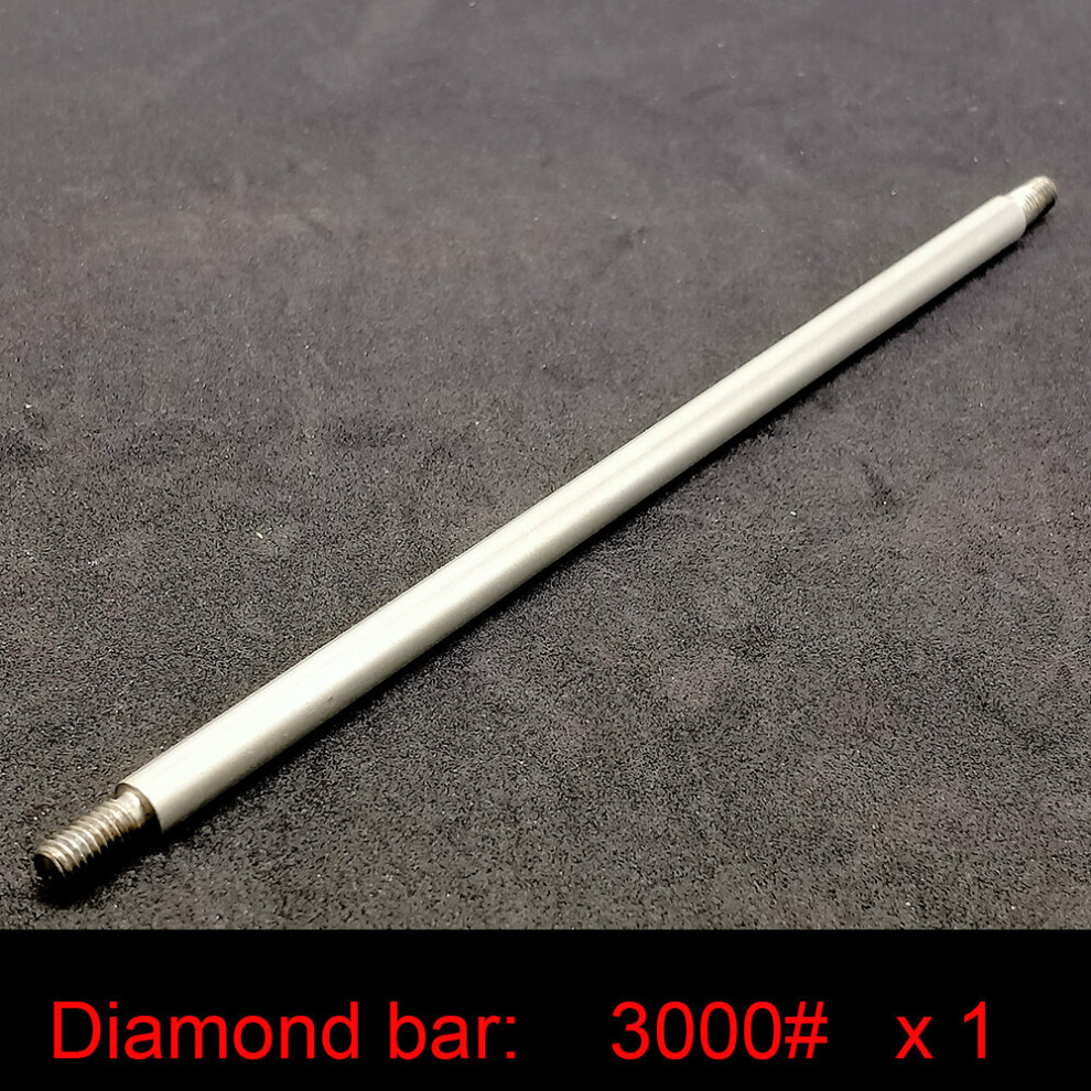 (A-3000 Grit) 6Mm Cylinder Diamond Whetstone Match For Ruixin Rx008 Knife Sharpener Diamond Bar Serrated Knife,Scimitar Knife Tip Grinding 4853843637928