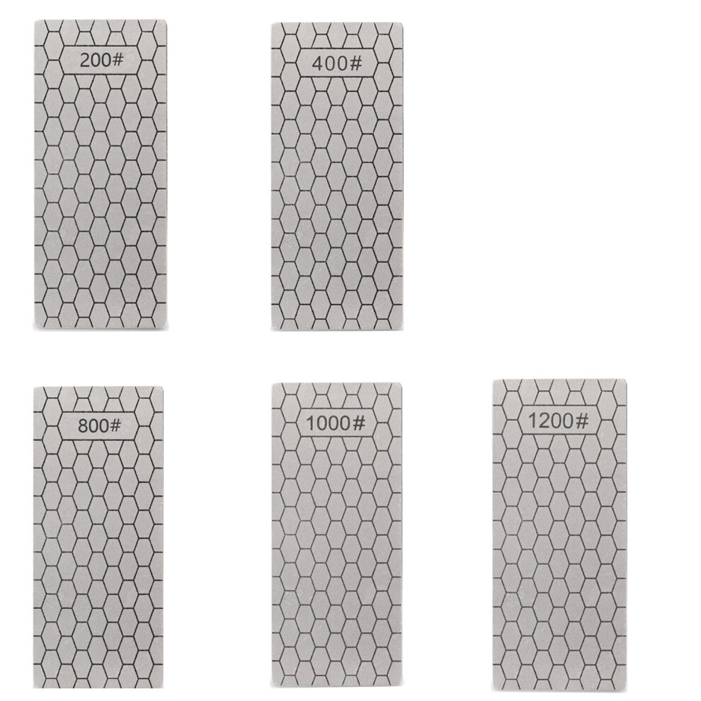 Photos - Other Hand Tools  Diamond Sharpening Stone 6Pcs Knife Sharpening Stone with Extra Fine/Coarse Plate and Non-sli(a-20040080010001200 150x63mm)