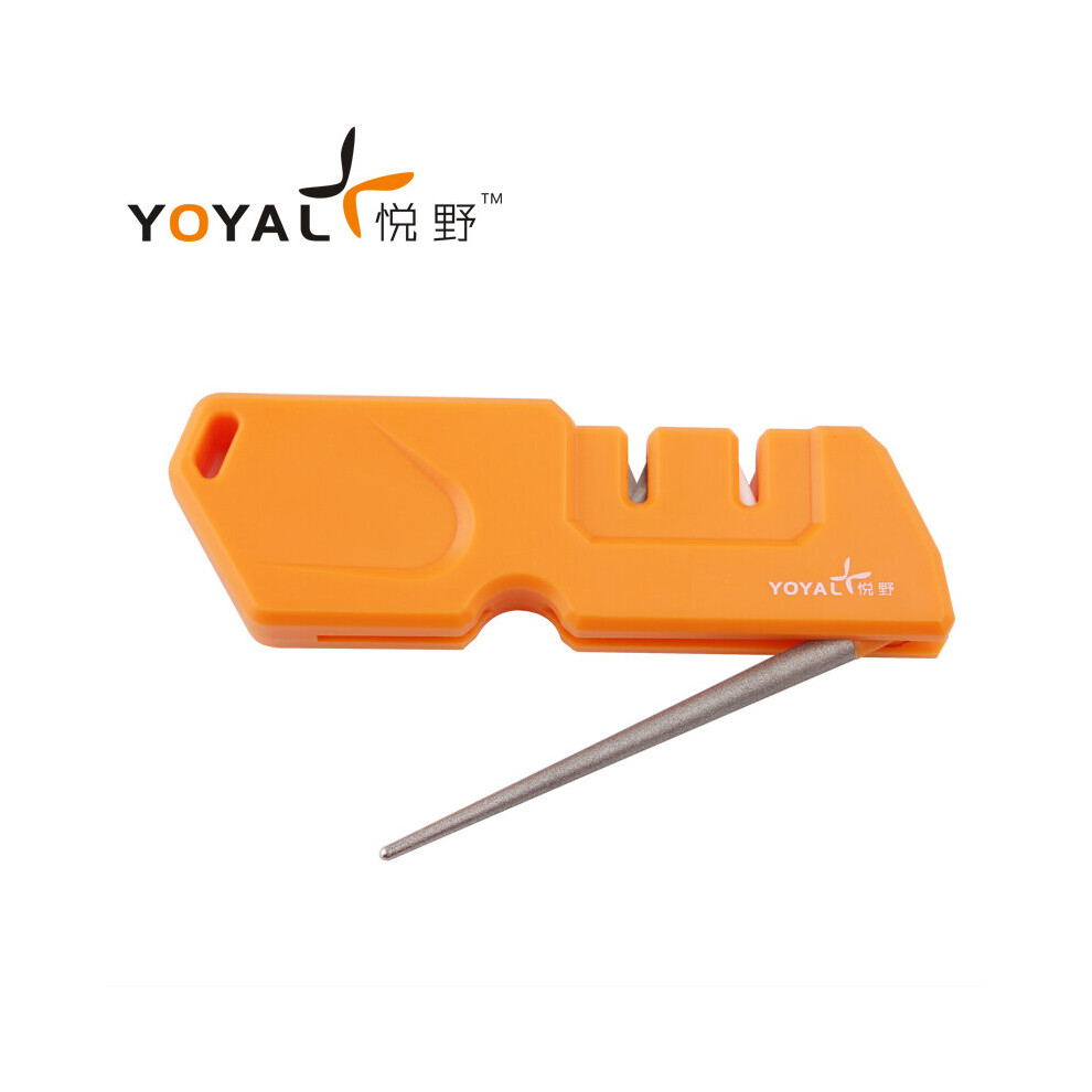 Portable Knife Sharpeners Stainless Steel Folding Knife Sharpening for Outdoor Pocket Knives Equipment Yoyal TY1055