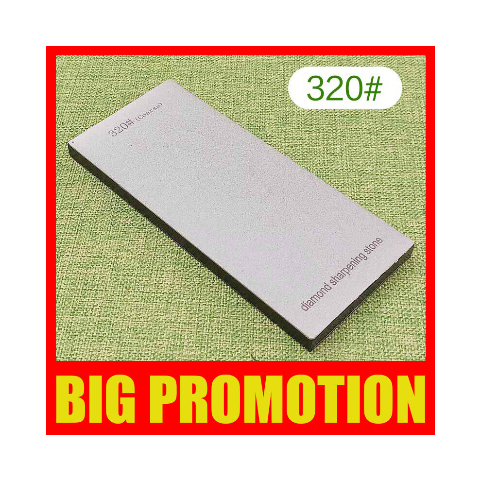 (A-320) Double Side Diamond Sharpening Stone Knife Sharpener Grit 80-3000# Grindstone Diamond Tools Fine Grinding Whetstone 170*75Mm 4853843718757