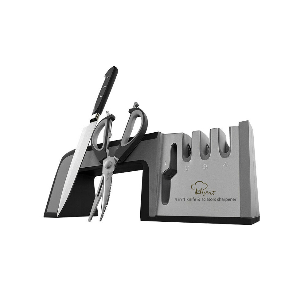 (A-Knife Sharpener 3) Diamond Knife Sharpener 400/600 Grit Double-Side Sharpening Stone For Knife Axe Drill Pocket Folding Knife Garden Tool Sharpener 4853843636334