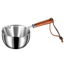 Mini Skillet 304 Stainless Steel Flavor Splash Skillet Small Household Egg Frying Pan Hot Oil Portable Oil Pouring Pan