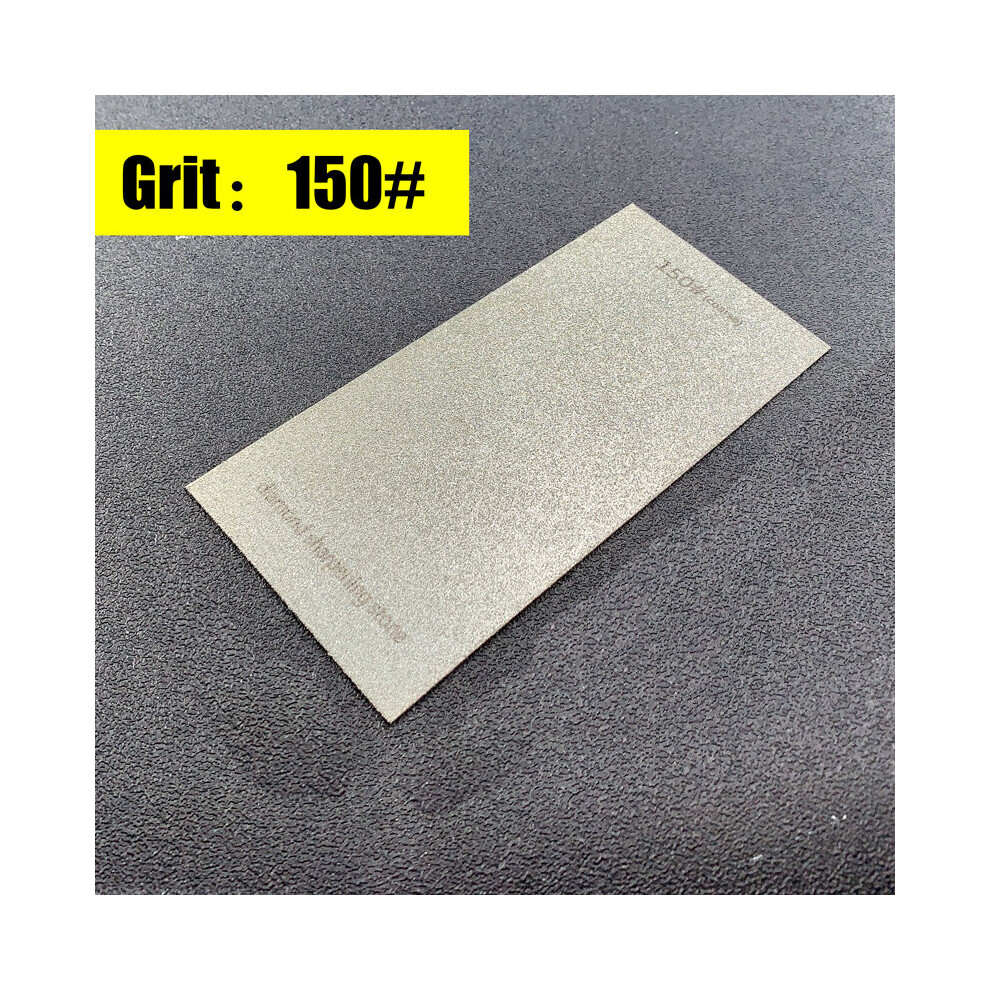 (A-Grit 150) 80-3000 Grit Kitchen Diamond Stone Sharpening Stone Knife Sharpener Sheet Knife Grinding Tools Sharpener Garden Abrasives 4853843638697