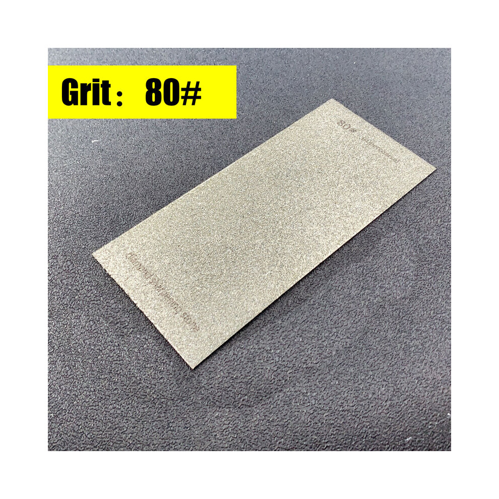 (A-Grit 80) 80-3000 Grit Kitchen Diamond Stone Sharpening Stone Knife Sharpener Sheet Knife Grinding Tools Sharpener Garden Abrasives 4853843638796
