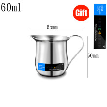 (a-60ml Hot Sale) 150-1000ml Stainless Steel Milk Jug Frothing Pitcher Latte Espresso Coffee Jug Barista Craft Cappuccino Milk frother Cream Cup