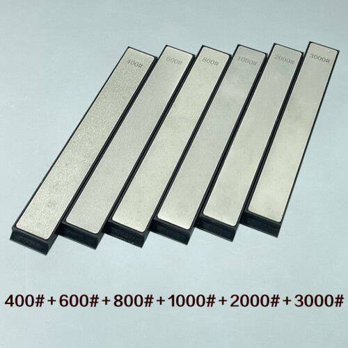 (a-set  4 As shown) 6Pcs Set Professional  Knife Sharpener for Diamond Sharpening Stone System Kitchen Frinding Blade Fine Grinding Tool Whetstone 1