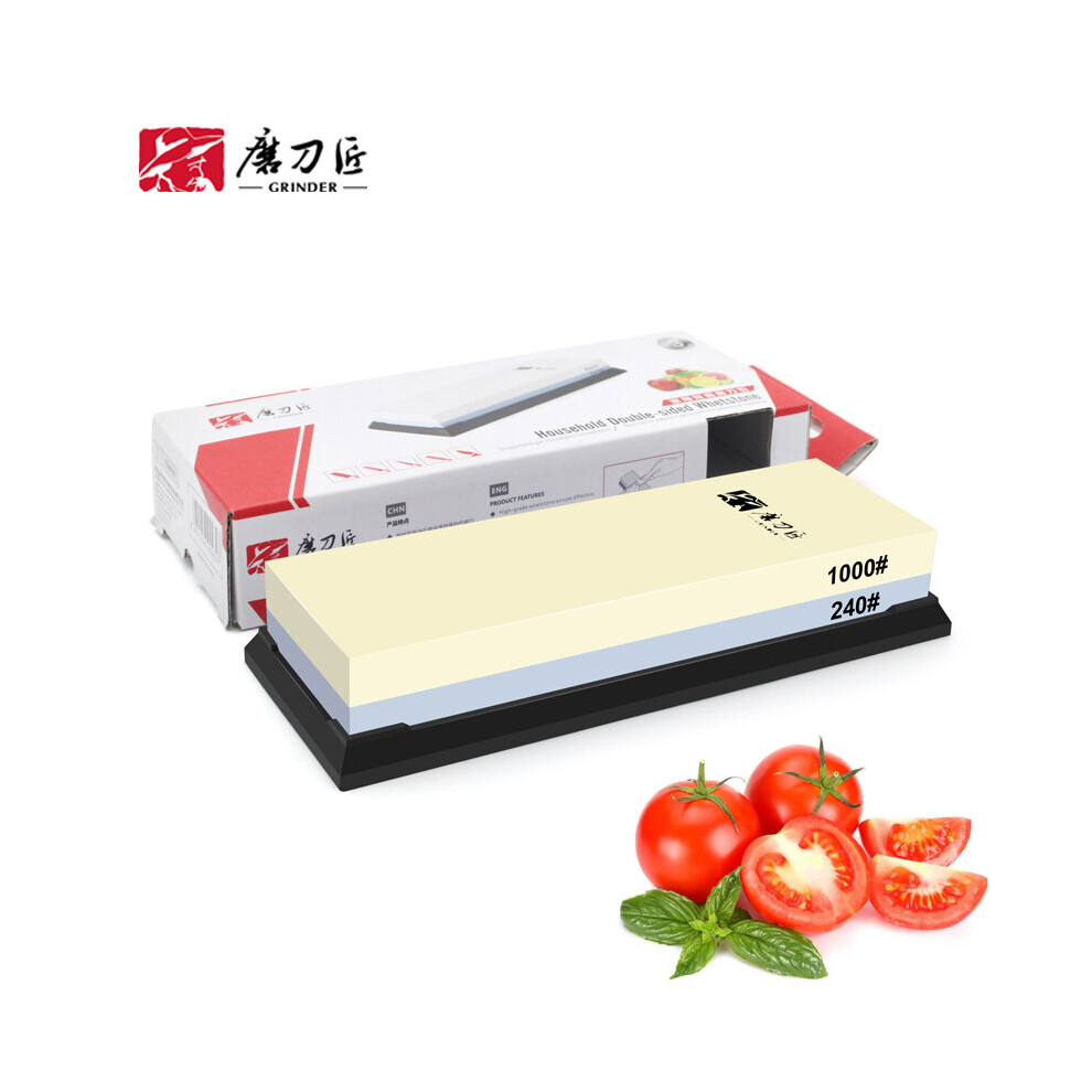 (A-Grit 240 1000 Sharpening Stone) Taidea Sharpening Stone Knife Sharpener Grit 1000 3000 8000# Whetstone Single/Double-Side Grinding Stone Profession 4853843754298