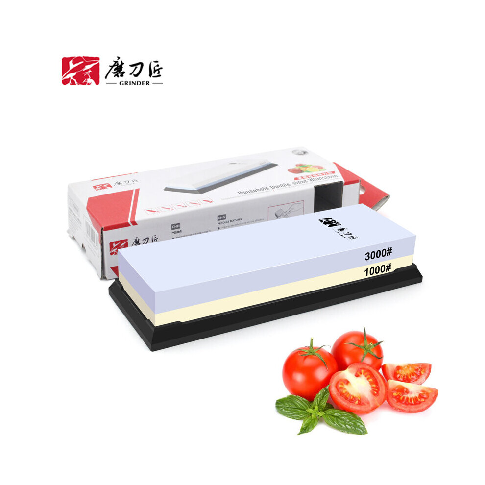 (A-Grit 1000 3000 Sharpening Stone) Taidea Sharpening Stone Knife Sharpener Grit 1000 3000 8000# Whetstone Single/Double-Side Grinding Stone Professio 4853843754250