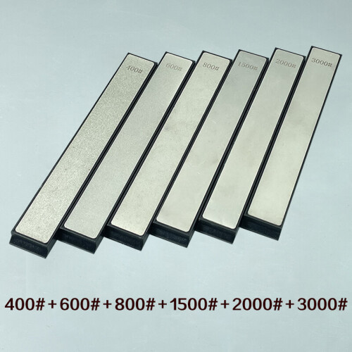 (a-set  4 As shown) 6Pcs Set Professional  Knife Sharpener for Diamond Sharpening Stone System Kitchen Frinding Blade Fine Grinding Tool Whetstone