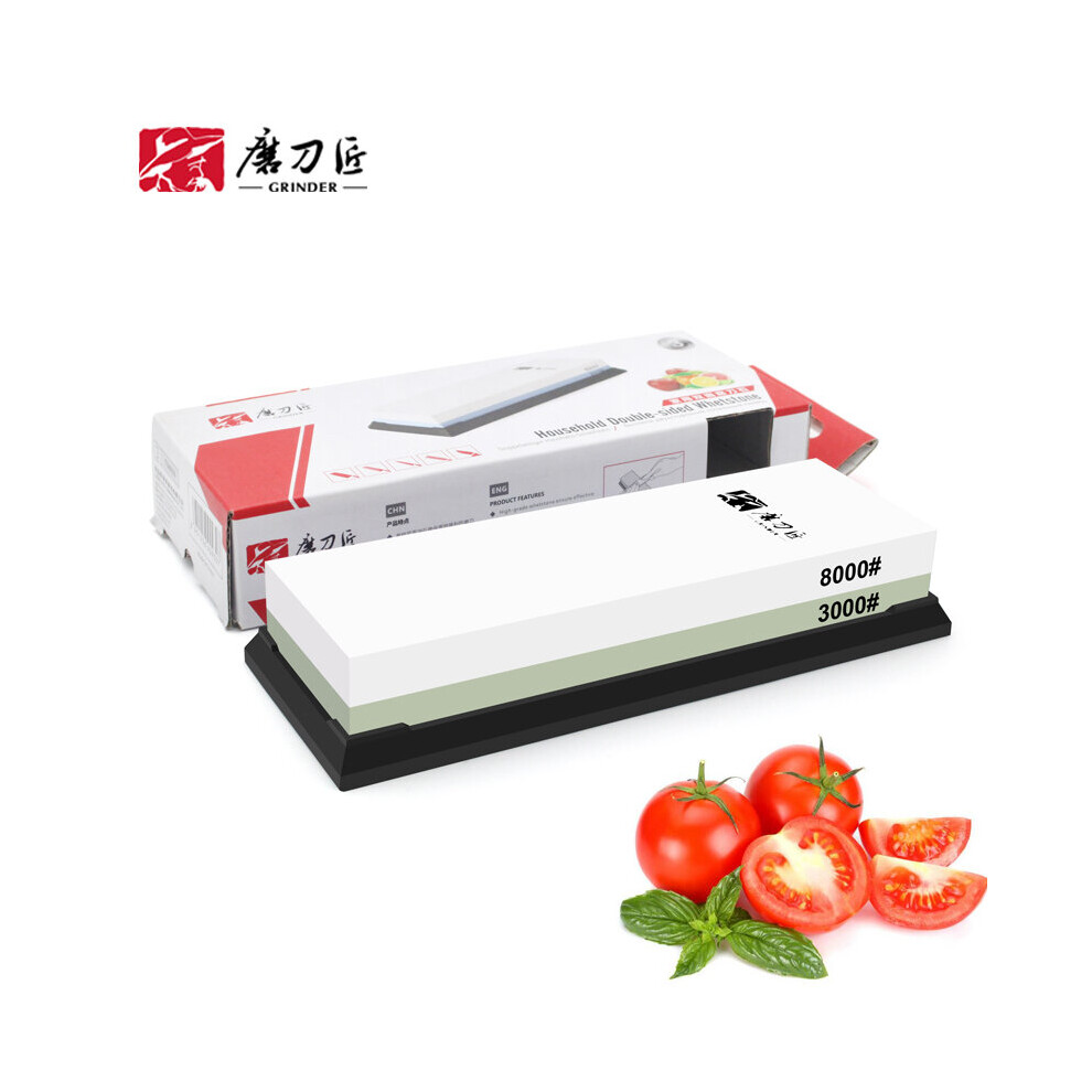 (A-Grit 3000 8000 Sharpening Stone) Taidea Sharpening Stone Knife Sharpener Grit 1000 3000 8000# Whetstone Single/Double-Side Grinding Stone Professio 4853843754311